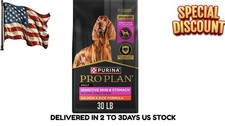 Purina Pro Plan Sensitive Skin, Stomach Salmon and Rice Formula Dog Food, 30 lbs