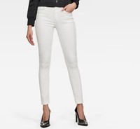 G-Star Damen Jeans 3301 High Skinny Rp Ankle Wmn Weiß W27 L32