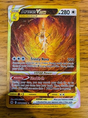 NM! Arceus VStar GG70/GG70 Crown Zenith Galarian Gallery Pokemon Karte!