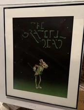 1977 Original The Grateful Dead Movie UNCLE SAM Framed Poster
