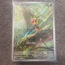 Chespin 087/086 - Mega Evolution: Chaos Rising - Pokemon TCG Illustration Rare
