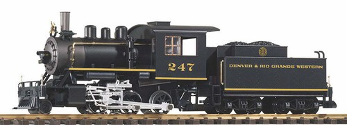 Piko G Scale 38239 D&RGW Mini-Mogul 247 - Zdjęcie 1 z 1