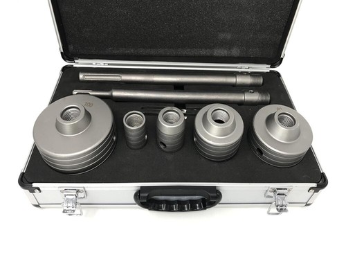 Frese muro kit 9 pz carotatrici asta sds plus max prolunga fresa carotatrice - Imagen 2 de 2