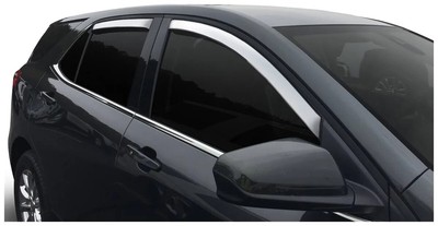 WINDOW DEFLECTOR 2020-2024 FORD EXPLORER CHROME VENT SHADES 684332