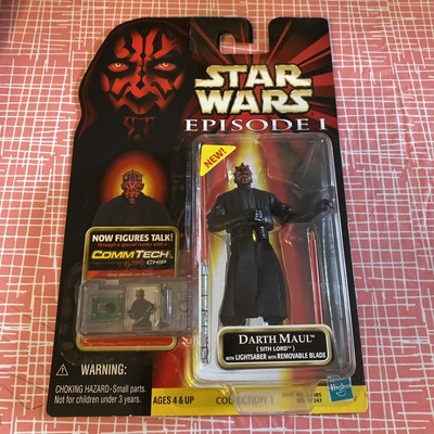 Star Wars Episode 1 Darth Maul Sith Lord 3.75'' Action Figure 1999 Hasbro New