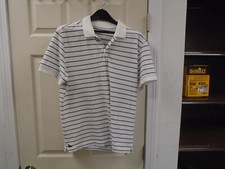 Men's Untuckit Striped Polo Shirt, Size L