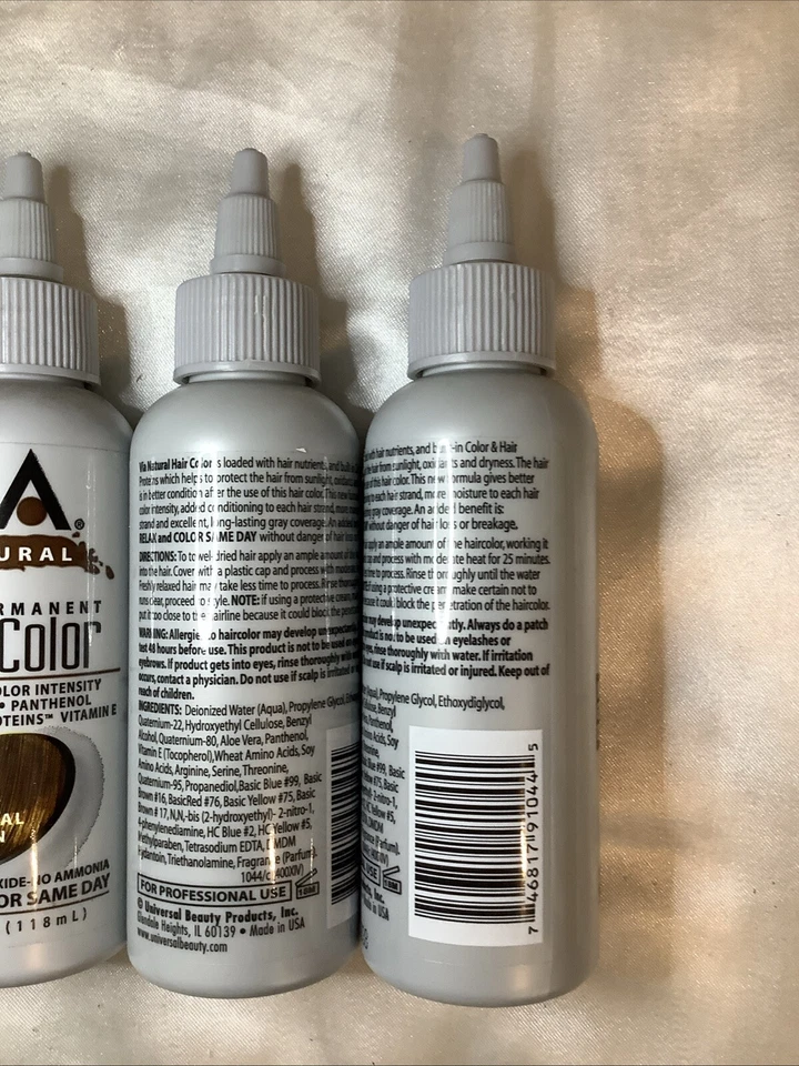 6 X VIA 自然半永久发色天然棕色 104 全新 4 盎司每 6 件 — 第 4/4 张图片