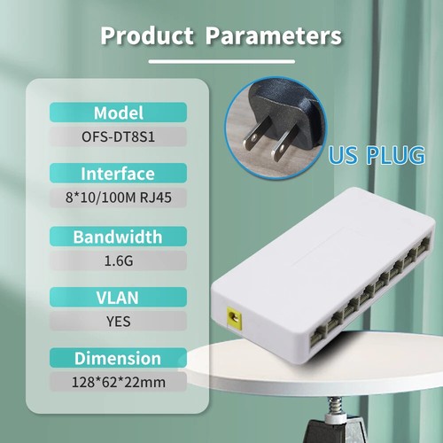 Ethernet Switch 1000 Mbps Mini Network Switches Ethernet Splitter Lan Hub Switch - 第 13/14 張圖片