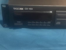 Tascam CD-150 Rack Mount CD Player. RCA Outputs. Working