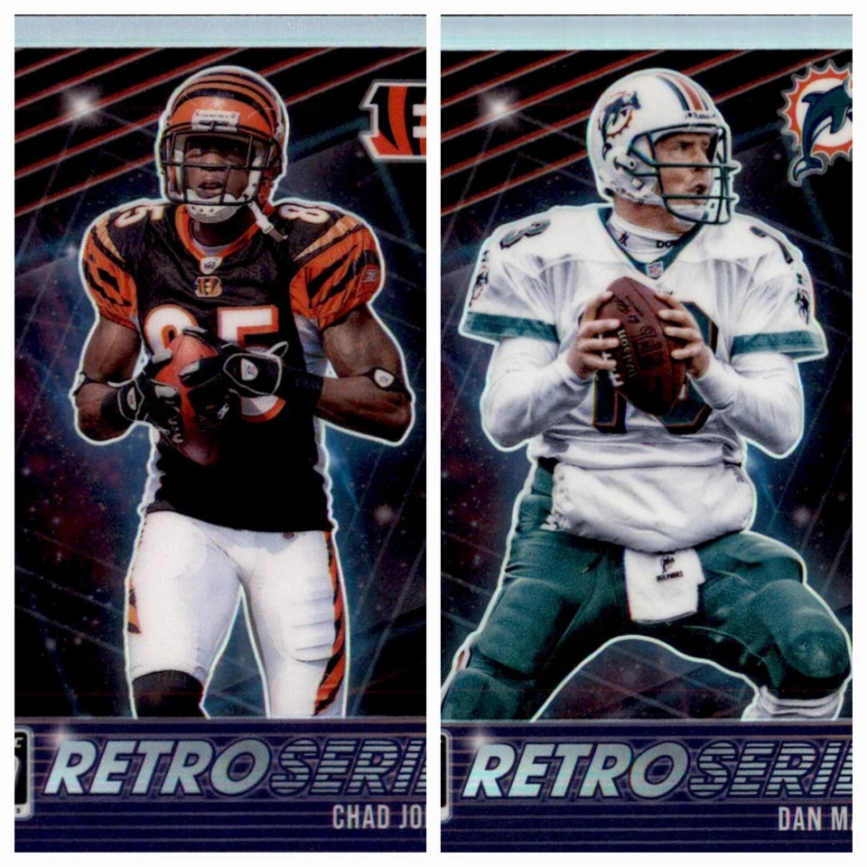 Juego completo de 25 tarjetas Panini Donruss Optic Retro Series Holo Prizm 2021 Foto 3 de 4