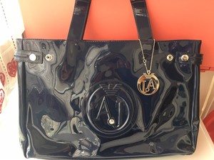 borsa blu armani jeans