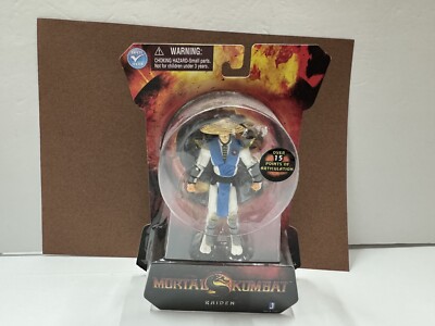 Mortal Kombat Raiden Action Figure New Jazwares Factory Sealed. 3.75  2011. E2