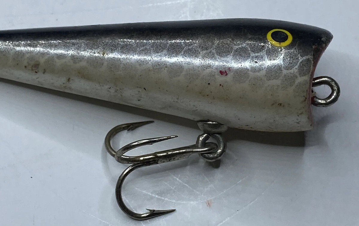 Vintage Wooden Fishing Lure Topwater Popper RARE | eBay Vintage Wooden Fishing Lure Topwater Popper RARE | eBay