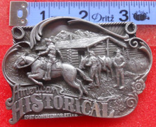 American Historical Commemorative Belt Buckle 1987