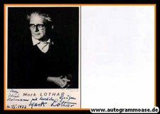 Carte Dedicace Original Non Certifiee LOTHAR Mark 1970 Portrait