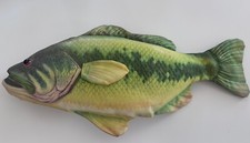    Fish Pillow 25" Stuffed Plush Toy- Largemouth Bass