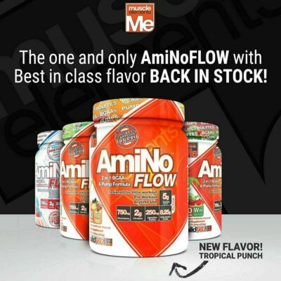 Muscle Elements AmiNO FLOW 2-in-1 BCAA & Pump Formula 30 Servings PICK FLAVOR
