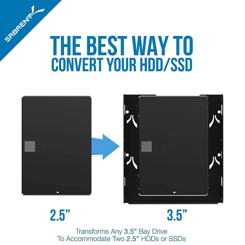3.5-inch HDD to 2.5-inch SSD Internal Hard Drive Mounting Kit - Image 2 of 4