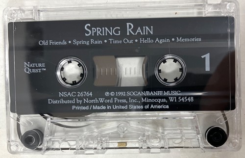 Nature Quest - Nature & Music - SPRING RAIN Cassette Tape 1992 EXC VG+ CONDITION - Picture 5 of 6