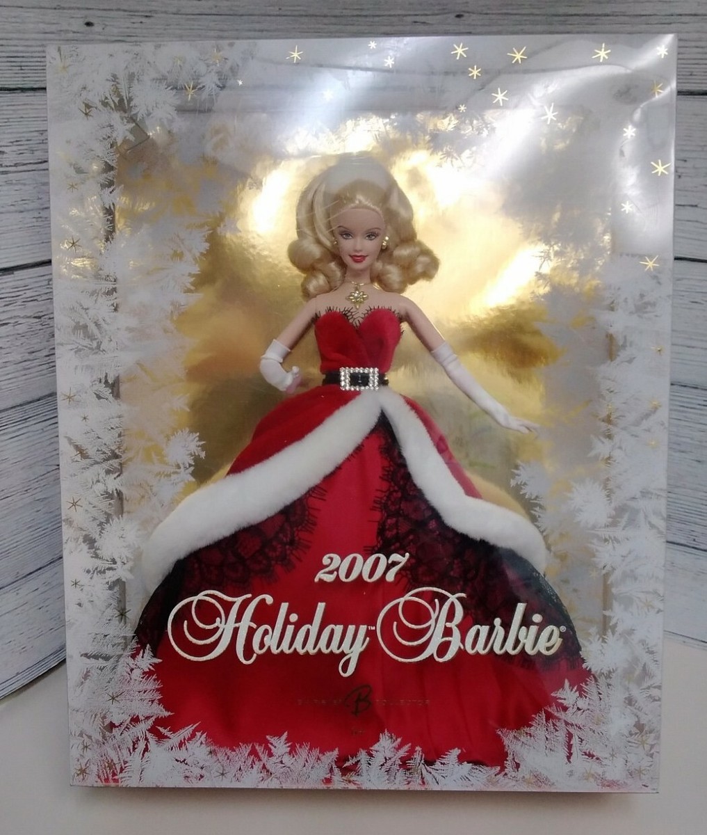 NEW Barbie Doll by Mattel K7958 Collector Edition 2007 Holiday