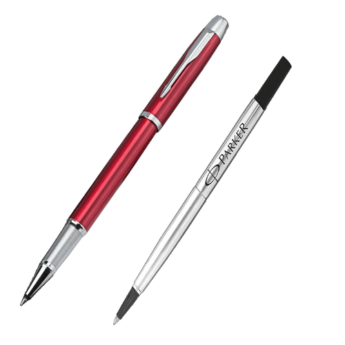 Excelente bolígrafo de recarga Parker serie IM color rojo 0,5 mm tinta negra - Imagen 6 de 6