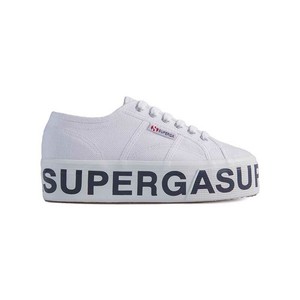 superga bianche alte con scritta