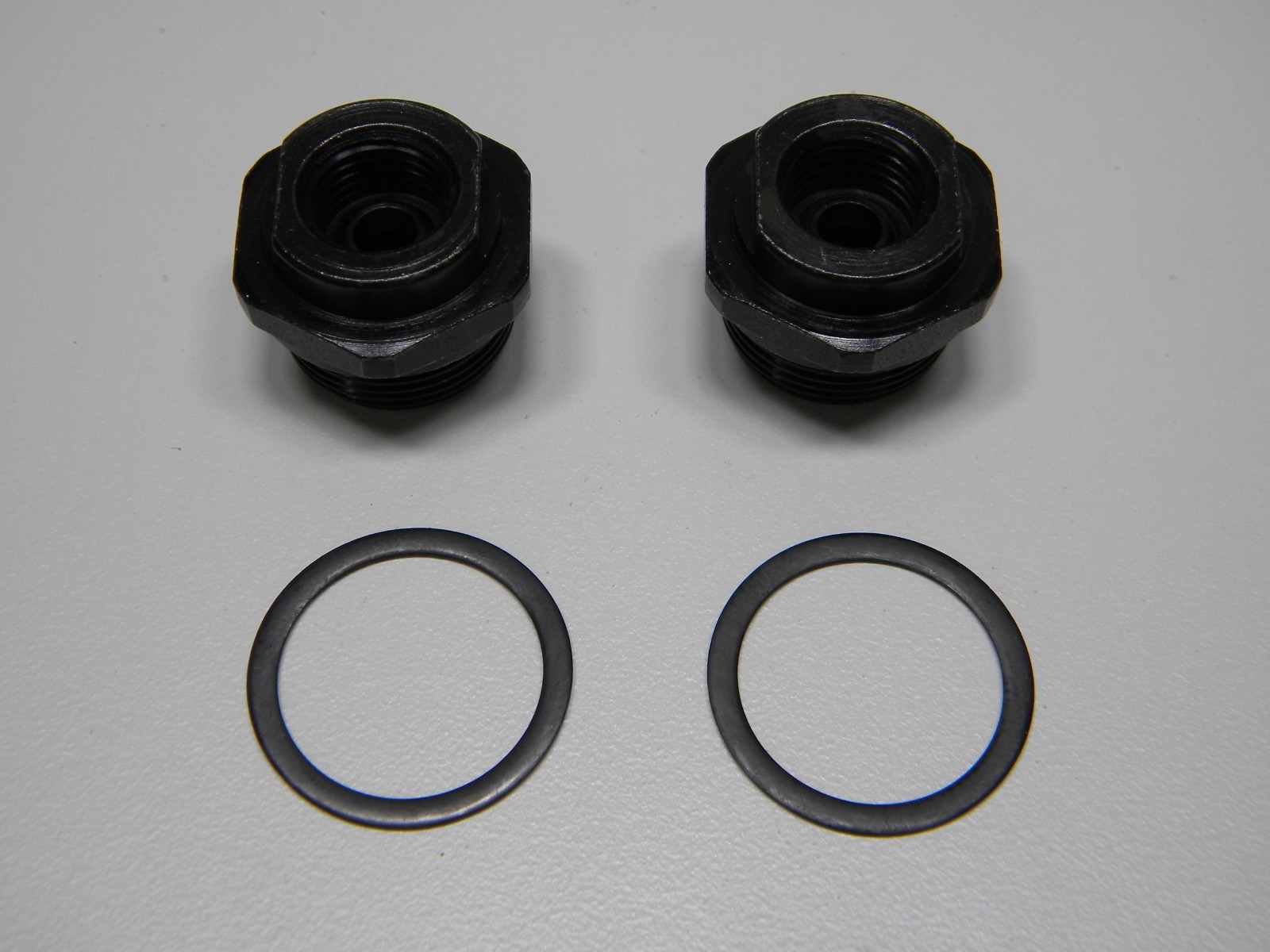 Holley 26-27 Fuel Inlet Fitting 5/16" Tube 1/2" Inverted Flare To 7/8-20 2 PacK