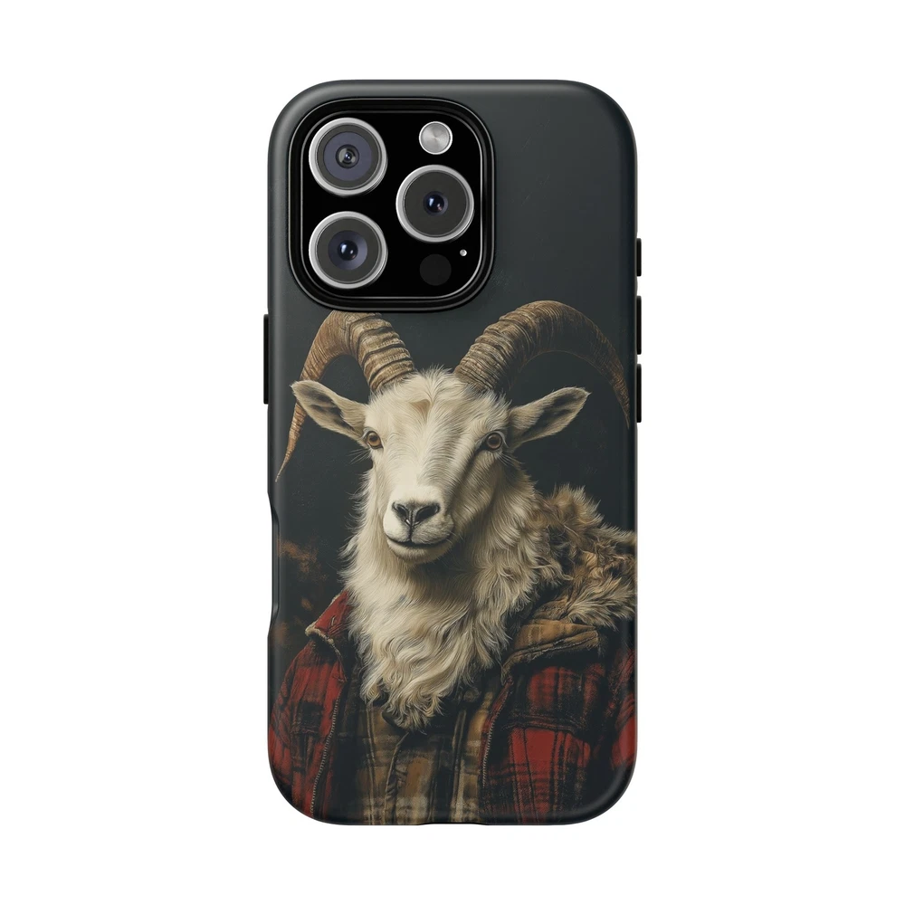 Funny mountain goat iPhone case for 16 15 14 13 Plus Pro Max