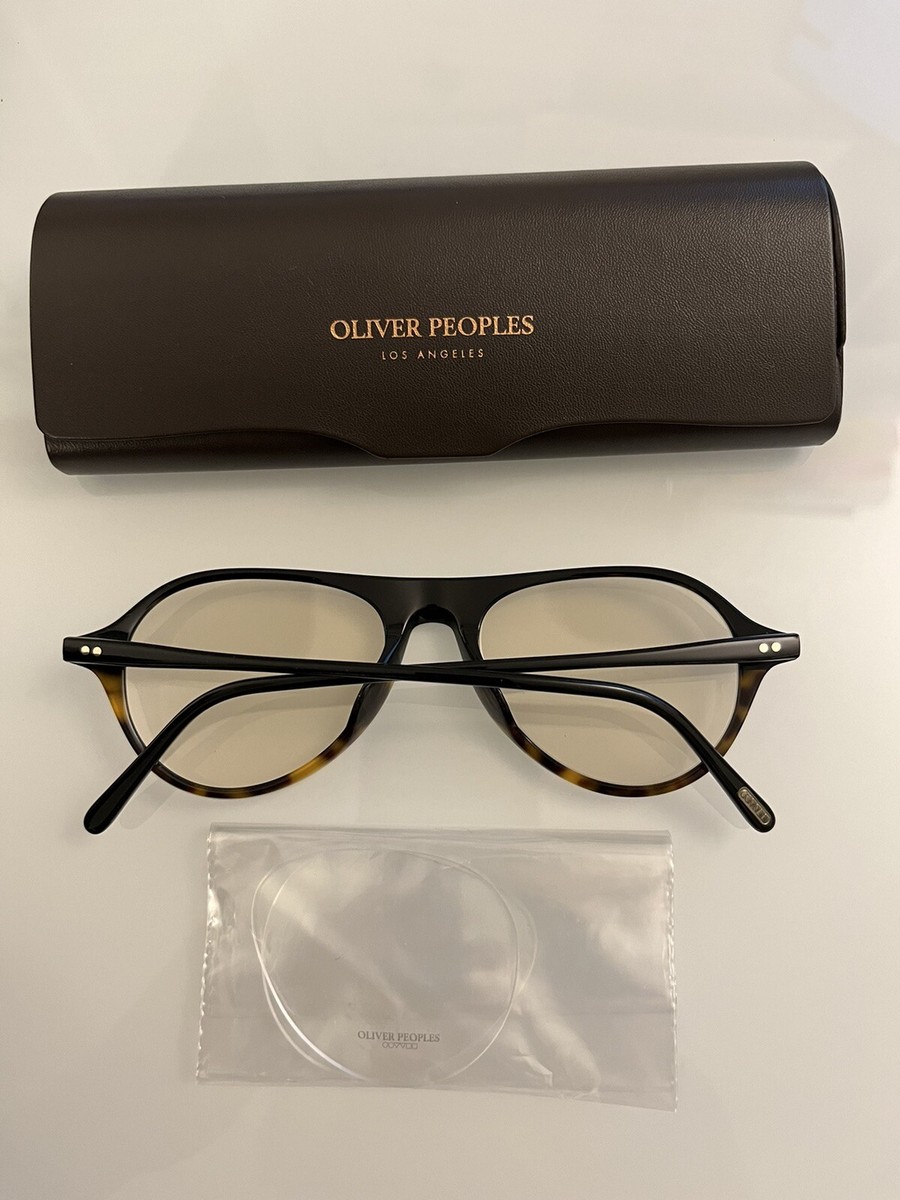 OLIVER PEOPLES EMET 53mm Navigator D-Frame Optical in Sand Wash
