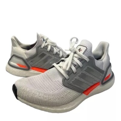 Adidas UltraBoost 20 NASA White Silver Running Shoes FX7992 Women's Size 