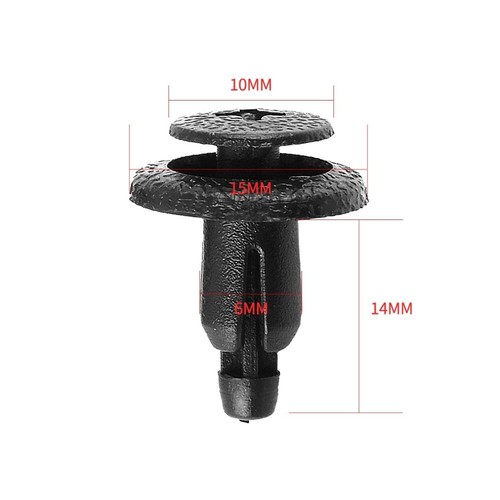 For Honda 10pcs Screw Rivet Trim Panel Bolt Plastic Clips Fairing Fasteners - Picture 3 of 6
