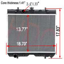 Aluminum Core Radiator For Kubota L2600 L3000 L4300 L3400 L2800 TC020-16000