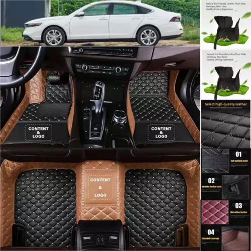 For Toyota Land Cruiser Car Floor Mats All Weather Leather Carpets Cargo Liners - Picture 13 of 28