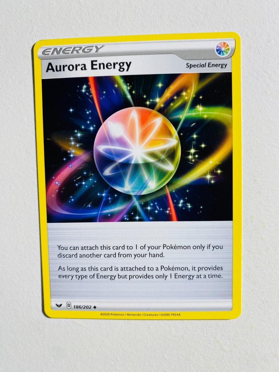 POKEMON AURORA ENERGY 186/202 NM-MT CARD