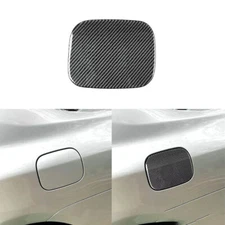 For Toyota Corolla 07-13 Exterior Door Fuel Tank Gas Cap Cover Carbon Fiber Trim