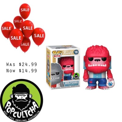 Fantastik Plastik - Wolfgang Pink Pop! Vinyl Figure (Popcultcha Exclusive) ''New''