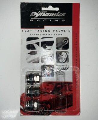 Team Dynamics Chrom flache Racing Ventile x3, Mercedes, BMW, AUDI usw.