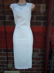 white 50s dress