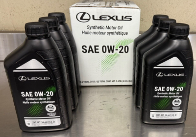 LEXUS/TOYOTA MOTOR OIL 0W-20 6 QTS IN A CASE 00279-0WQTE0-1TX | eBay