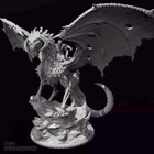 H/115mm resin figure model Fire Dragon Knight 3D printing Unassembled Unpainted