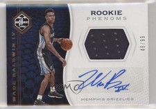 2016 Panini Limited Rookie Phenoms Jersey 46/99 Wade Baldwin IV #RPJ-WB Auto 6fs