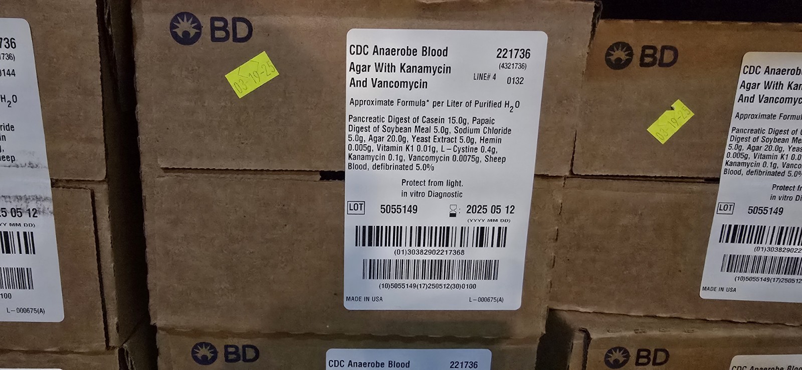 Recently Expired Agar - CDC Agar with Kanamycin and Vancomycin