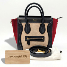 Celine Luggage Nano Shopper Phoebe Philo rara borsa a colori limitati autentica