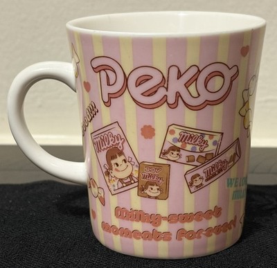 Vintage Rare Fujiya Peko Chan 2018 Milky Ceramic Mug