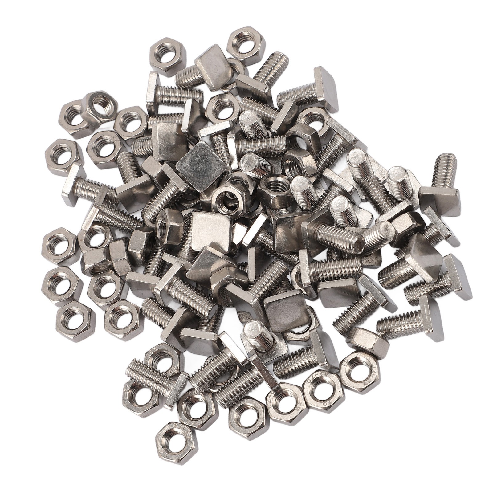 50 Sets Stainless Steel Greenhouse Screws Quick Assembly Kit For Gardening New
