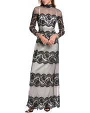 Dolce & Gabbana Lace Silk-Blend Maxi Dress Women's