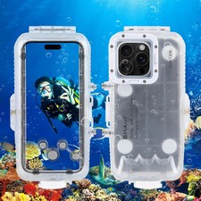 Underwater Snorkeling Diving Case for iPhone 16 Pro Max, 130ft/40m Scuba Dive