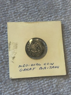 Charles II Hammered Silver Penny/Twopence   England 1660 1662    CAROLVS II  