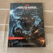 D D Monster Manual Dungeons  Dragons Core Rulebook 2014 Hardcover Pre-owned
