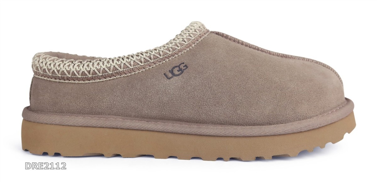 UGG Tasman Caribou Suede Fur Slippers Womens Size 10 -NIB 